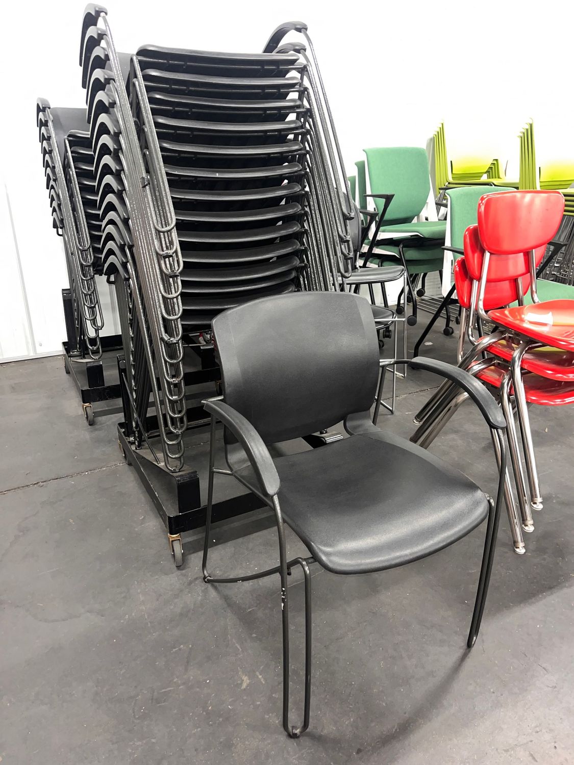 All Plastic Stack Chair w/ Arms *25 Available
