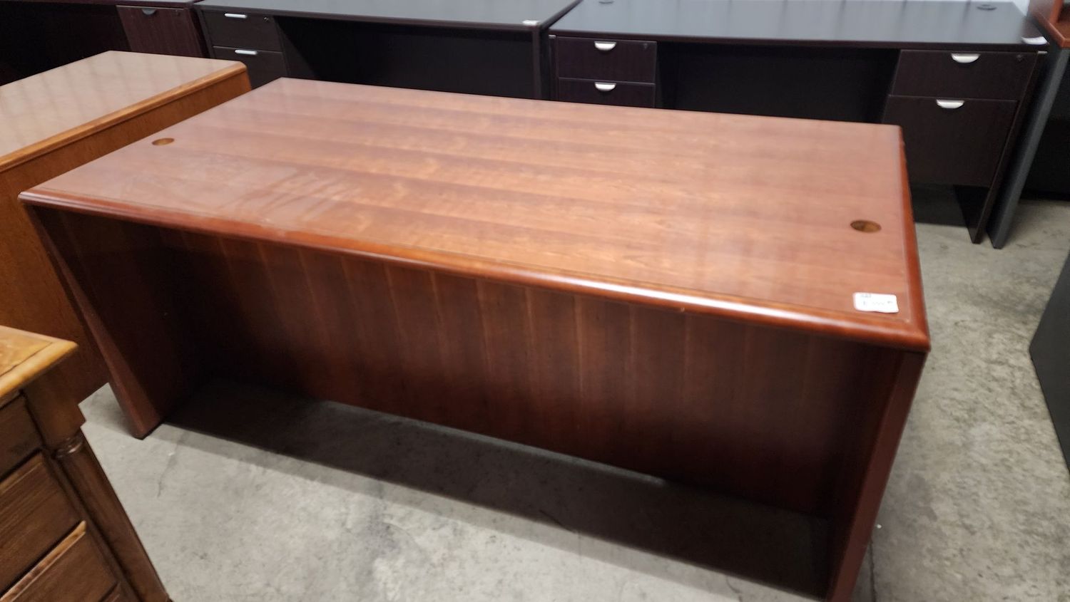 Veneer Double Ped Desk