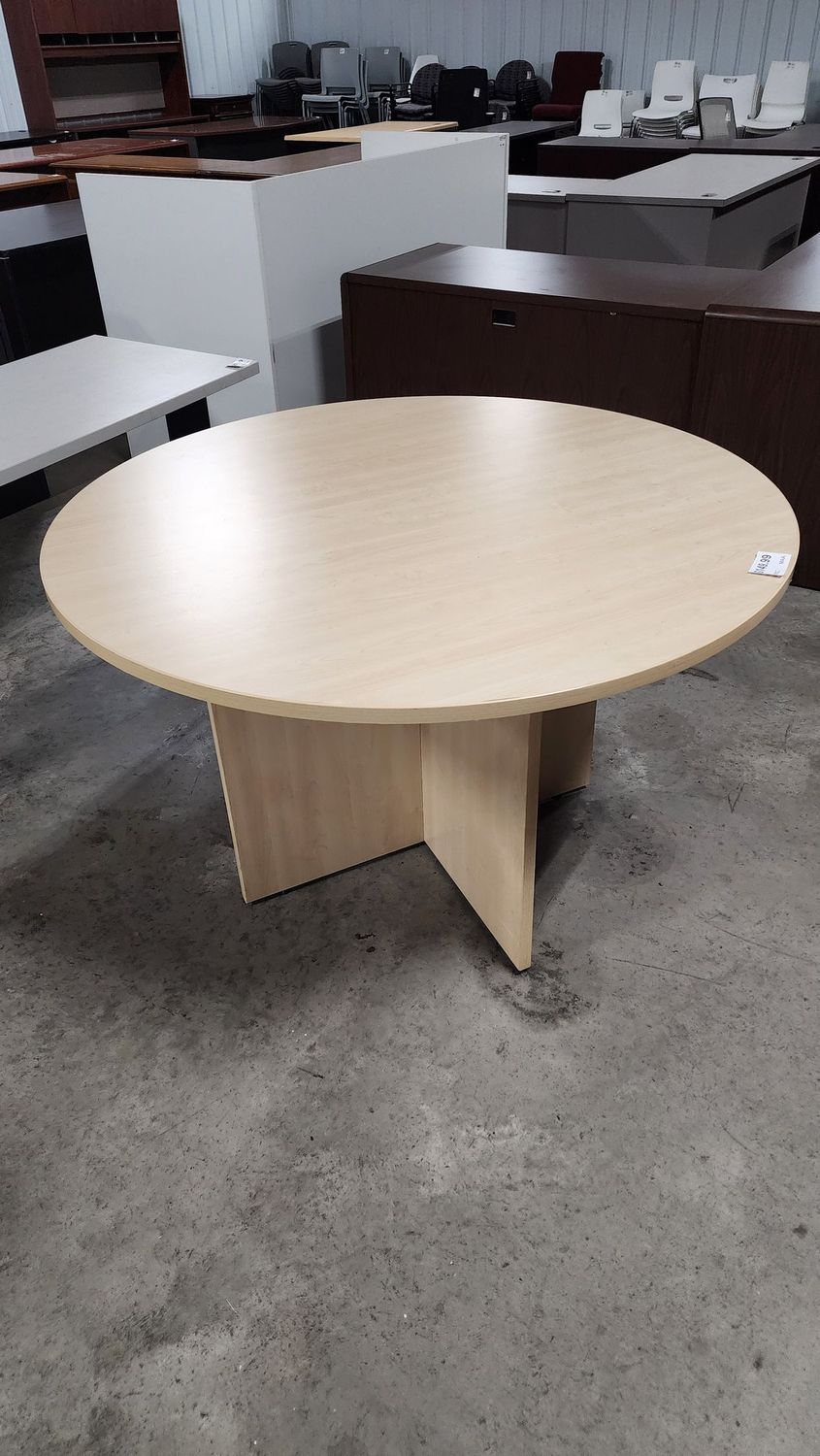 Round Maple Table