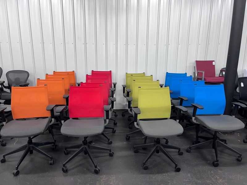 Simple Function, All Fabric Task Chairs *4 of each color