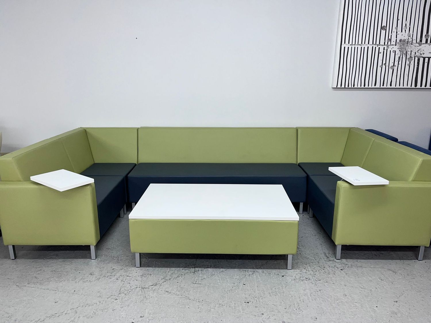Large 4 Pc Lobby Sectional *New/Showroom Display Piece *Custom Material