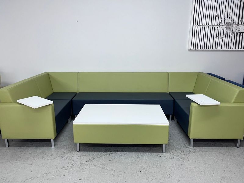 Large 4 Pc Lobby Sectional *New/Showroom Display Piece *Custom Material