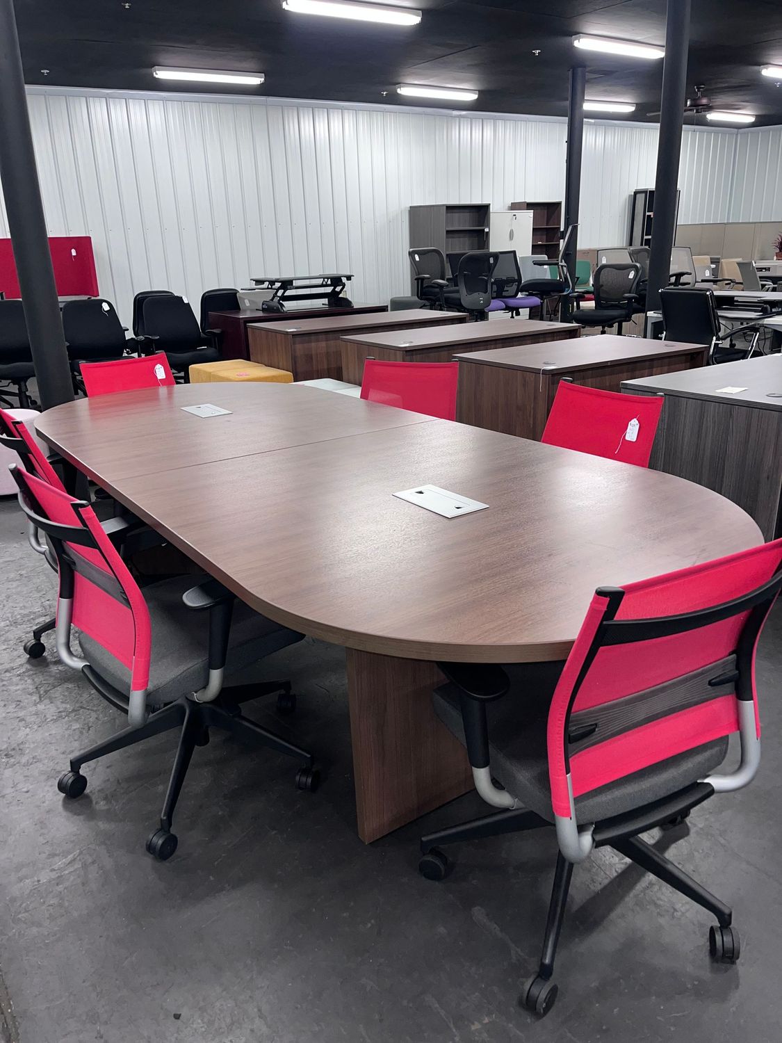 10' Walnut, Oval Conference Table