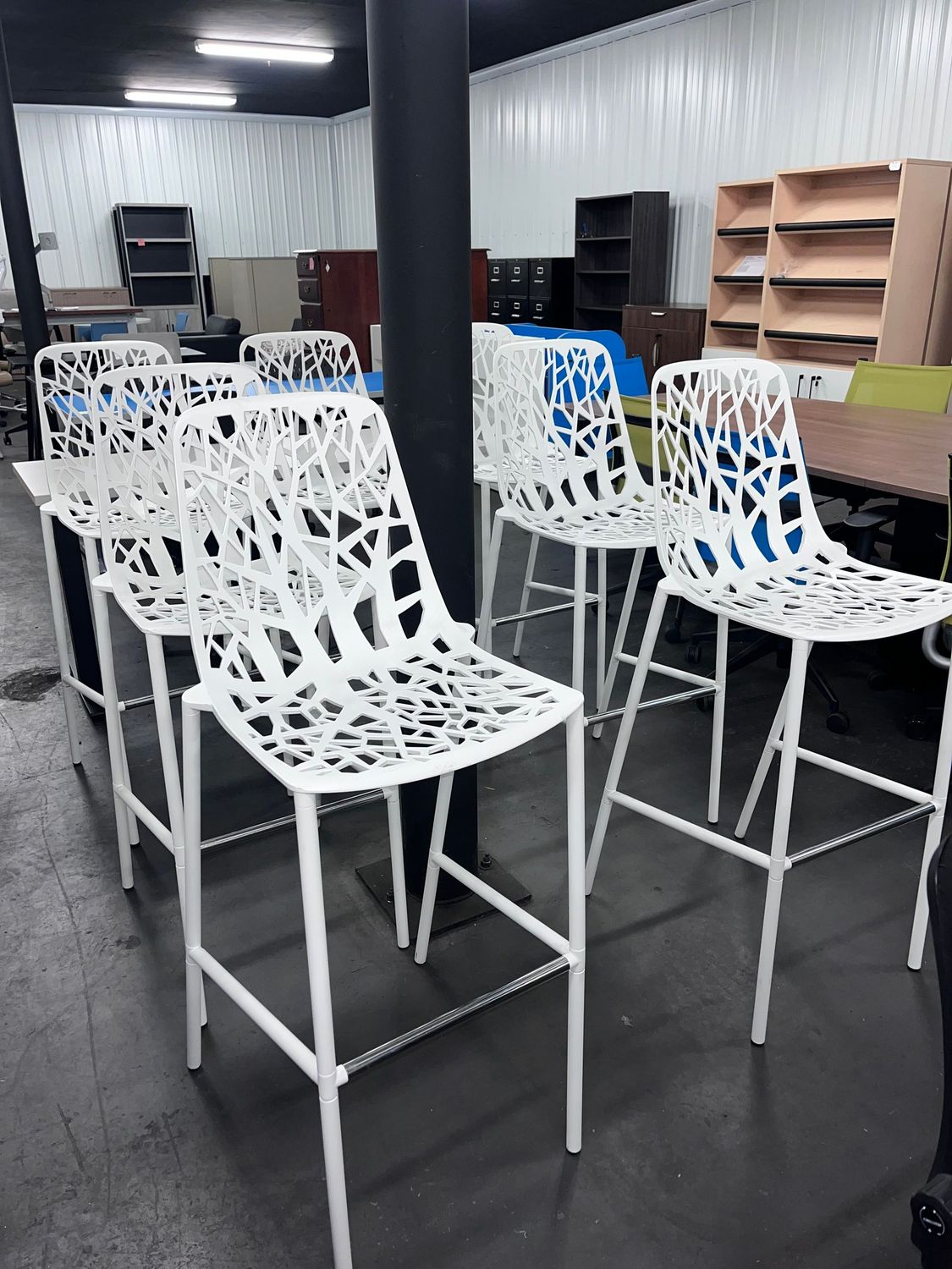 White Bar Stools *7 Available