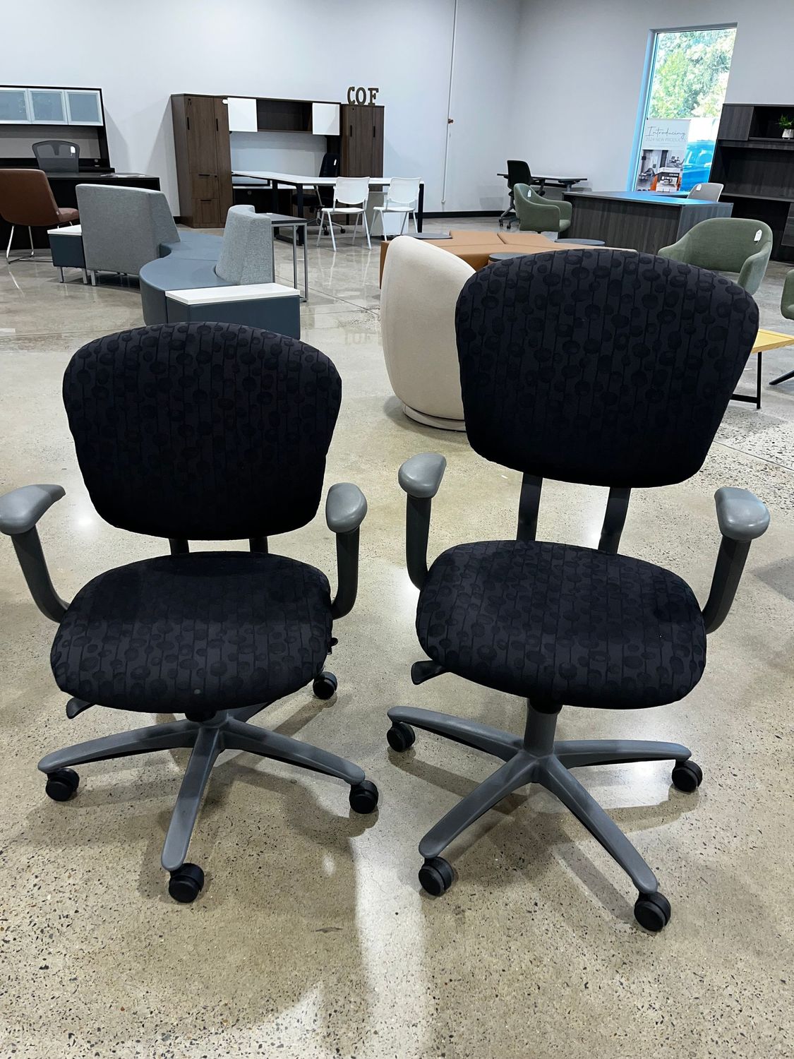 Haworth Black Task Chairs *20 in stock