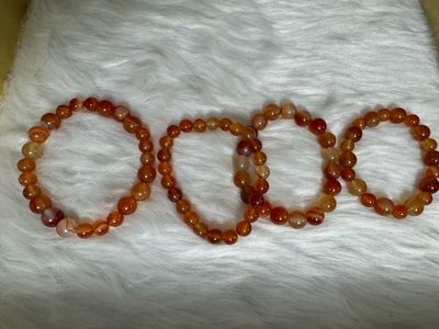 Carnelian Energy Bracelets – Vitality &amp; Courage (Sold Separately)