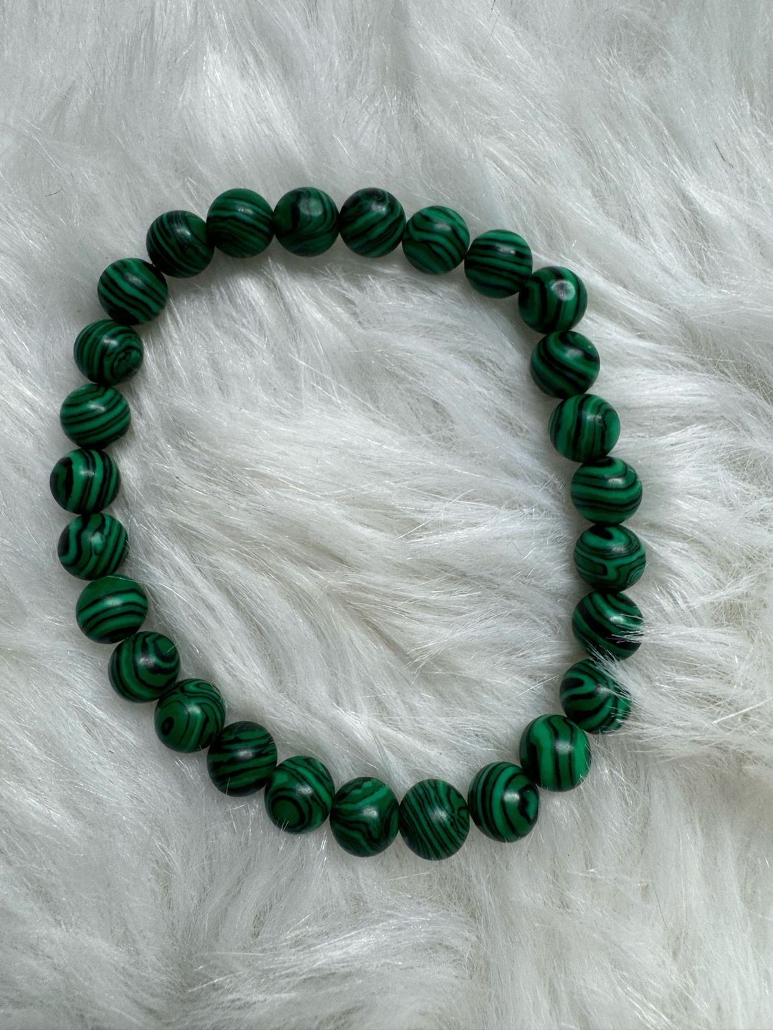 Green Malachite Energy Bracelet – Protection, Growth &amp; Transformation -Anti Anxiety