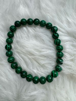 Green Malachite Energy Bracelet – Protection, Growth &amp; Transformation -Anti Anxiety