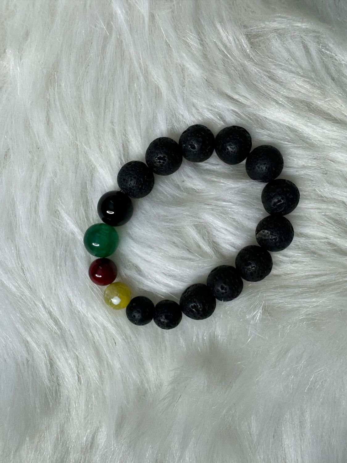 Celebrate Freedom | Juneteenth Lava-Stone Diffuser Bracelet