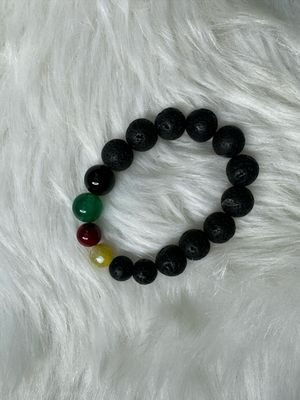 Celebrate Freedom | Juneteenth Lava-Stone Diffuser Bracelet