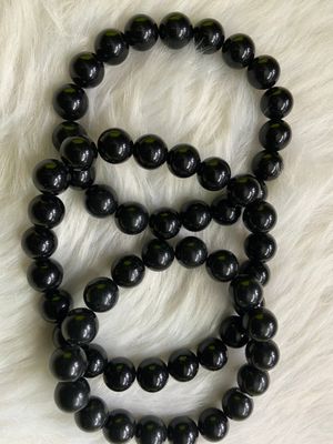 Black Obsidian Beaded Bracelet – Grounding &amp; Protection Stone