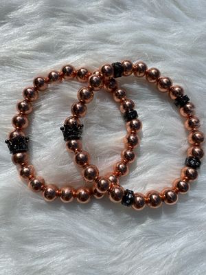 Royal Majesty Copper Crown Bracelet – Royalty Collection (Sold Separately)