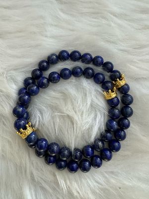 Royalty Classic – Lapis Lazuli Crown Bracelet