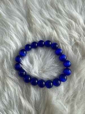 Royal Blue Cat’s Eye Bracelet – Focus, Confidence &amp; Inner Strength | Crystal Energy Bracelet