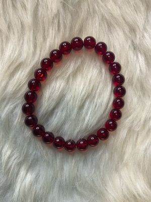 Red Energy Beaded Bracelet – Passion, Power &amp; Confidence