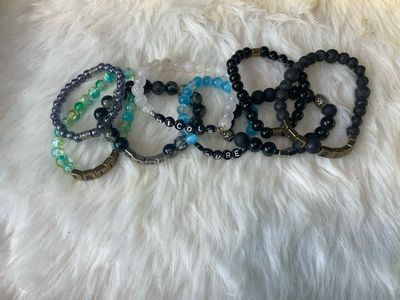 Custom Name &amp; Word Beaded Bracelets – Personalized by Felycia