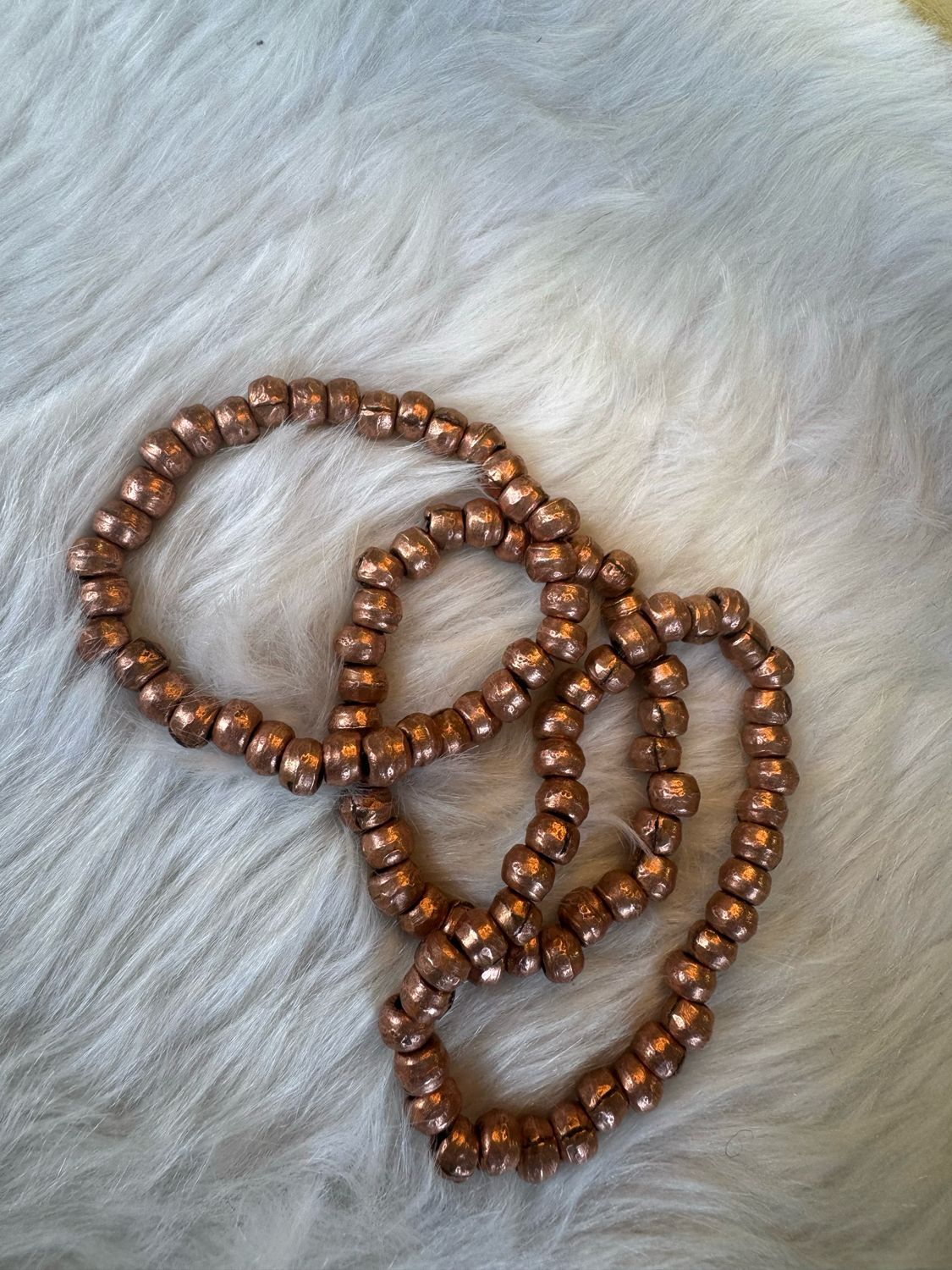 Handcrafted Chunky Copper Bead Bracelet – Felycia Designs