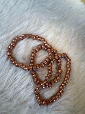 Handcrafted Chunky Copper Bead Bracelet – Felycia Designs