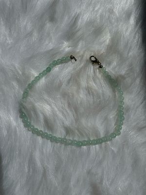 Mint Green Jade Anklet – Felycia Designs