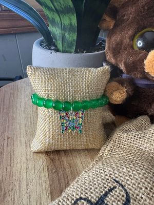 Autism Butterfly Outline Puzzle Charm Bracelet