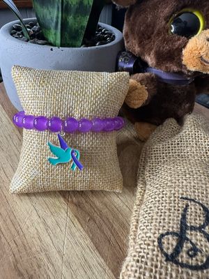 🦋 Butterfly Ribbon Outline Bracelet
