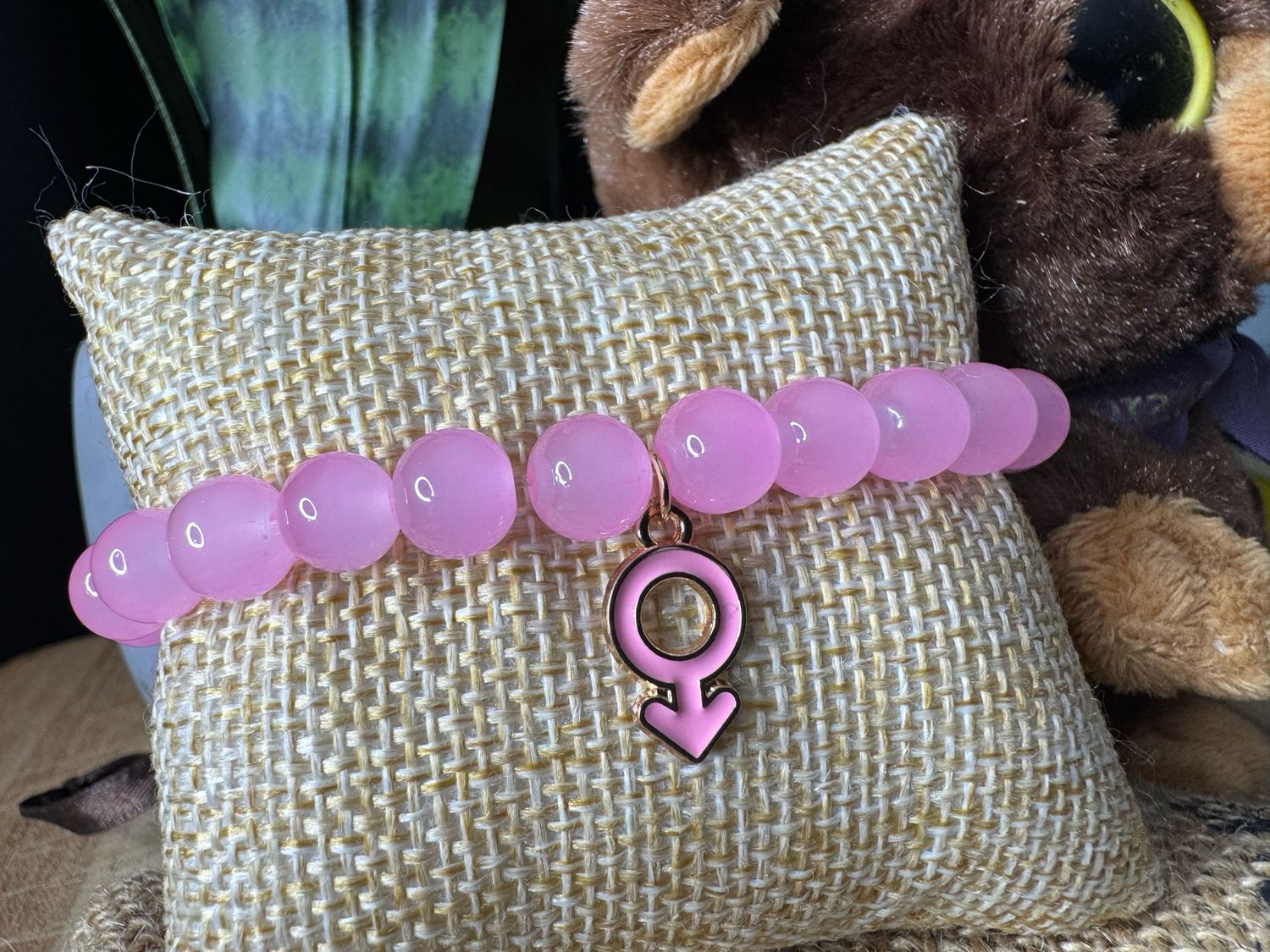 💗 Women’s Strength Bracelet — Breast Cancer Awareness