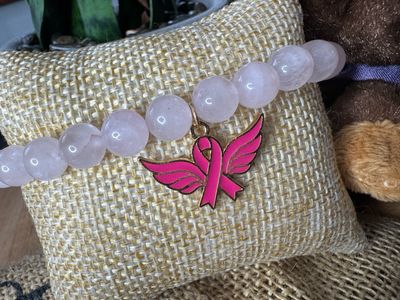 🪽 “Wings of Hope” Cancer Awareness Bracelet