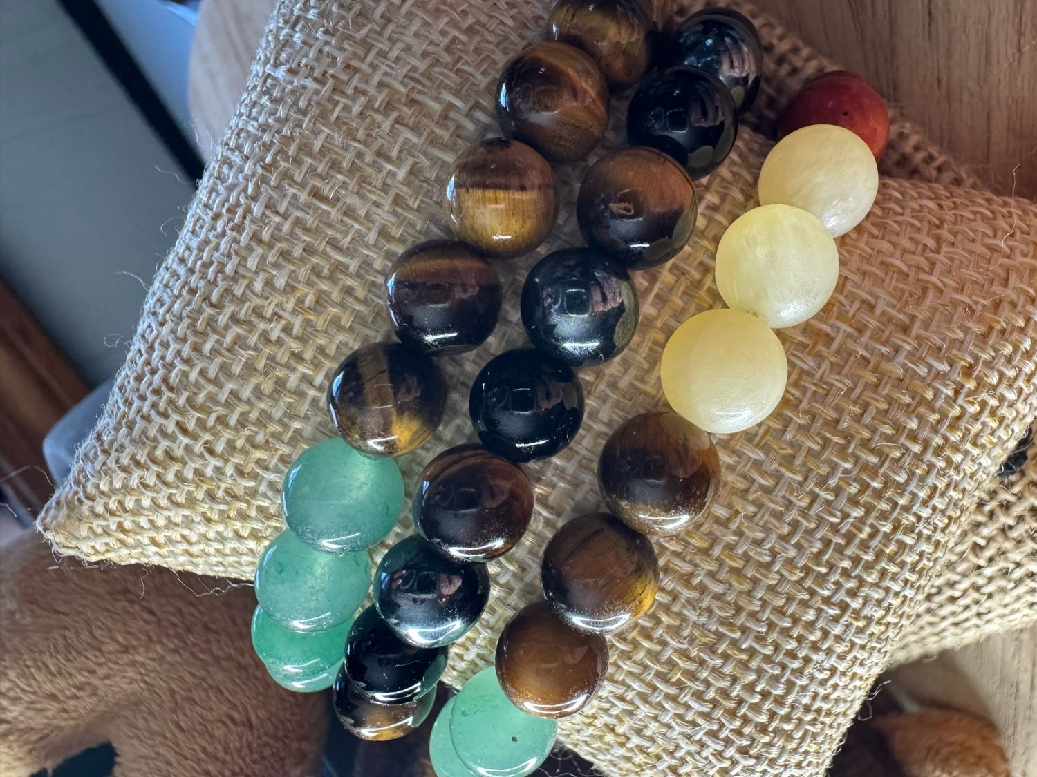 Tiger Eye Power Team Bracelet Stack