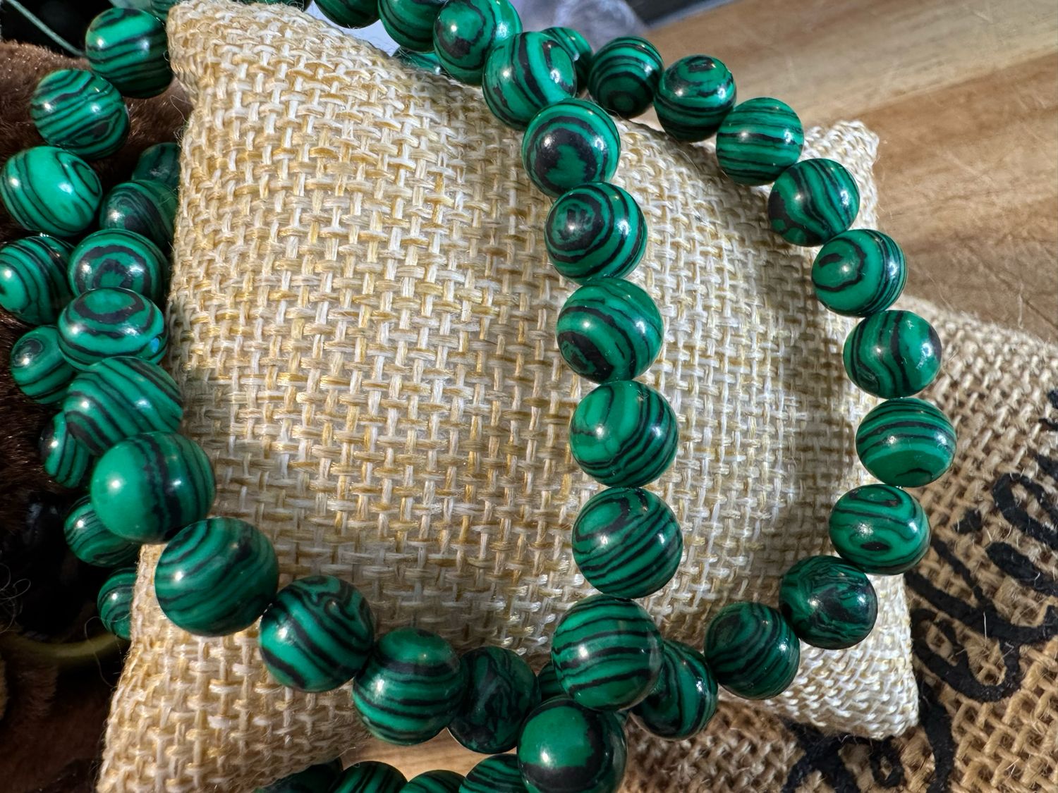 Green Malachite Energy Bracelet – Protection, Growth &amp; Transformation -Anti Anxiety