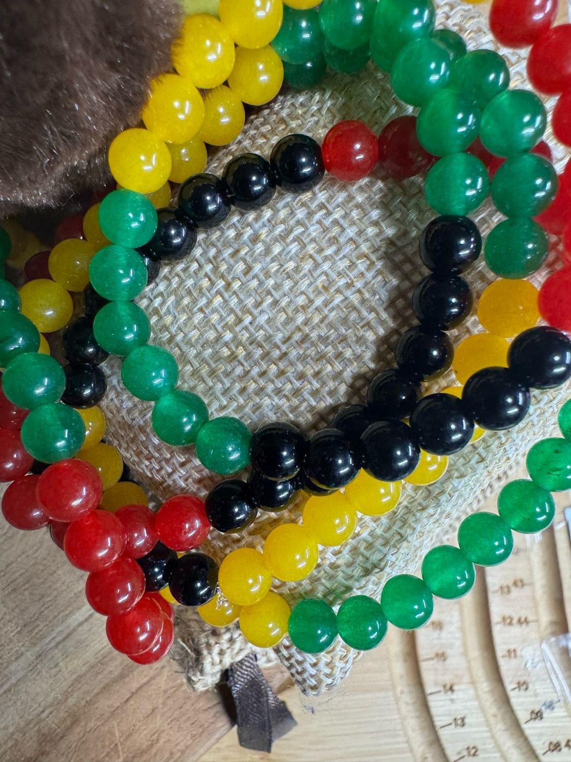 Juneteenth Beaded Bracelet