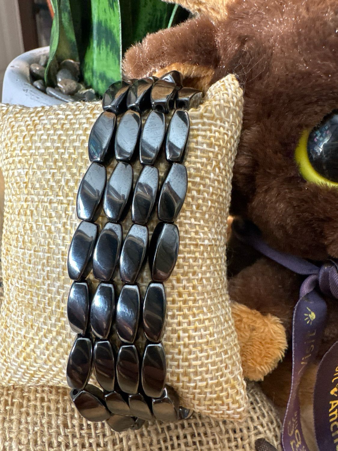 Magnetic Hematite Therapy Bracelets – Grounding &amp; Stylish Protection