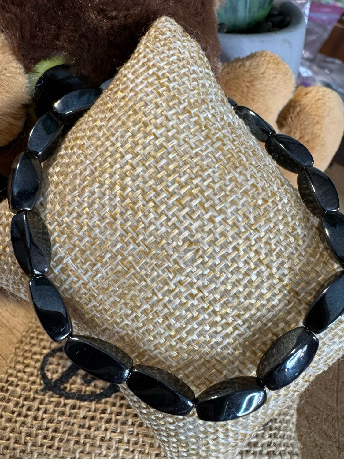 Magnetic Hematite Therapy Bracelets – Grounding &amp; Stylish Protection