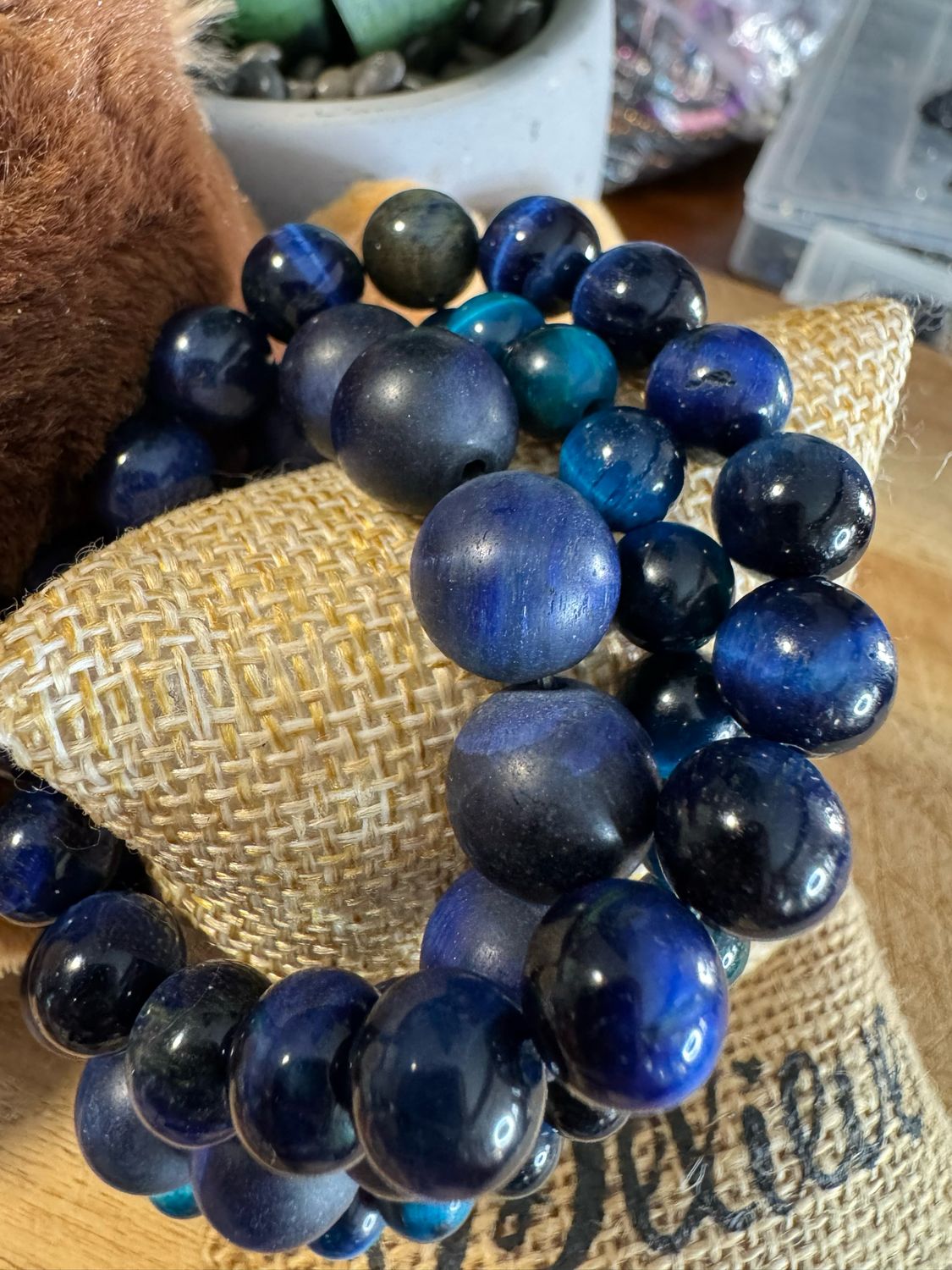 Blue Tiger-Eye Power Bracelet │ Tiger-Eye Collection
