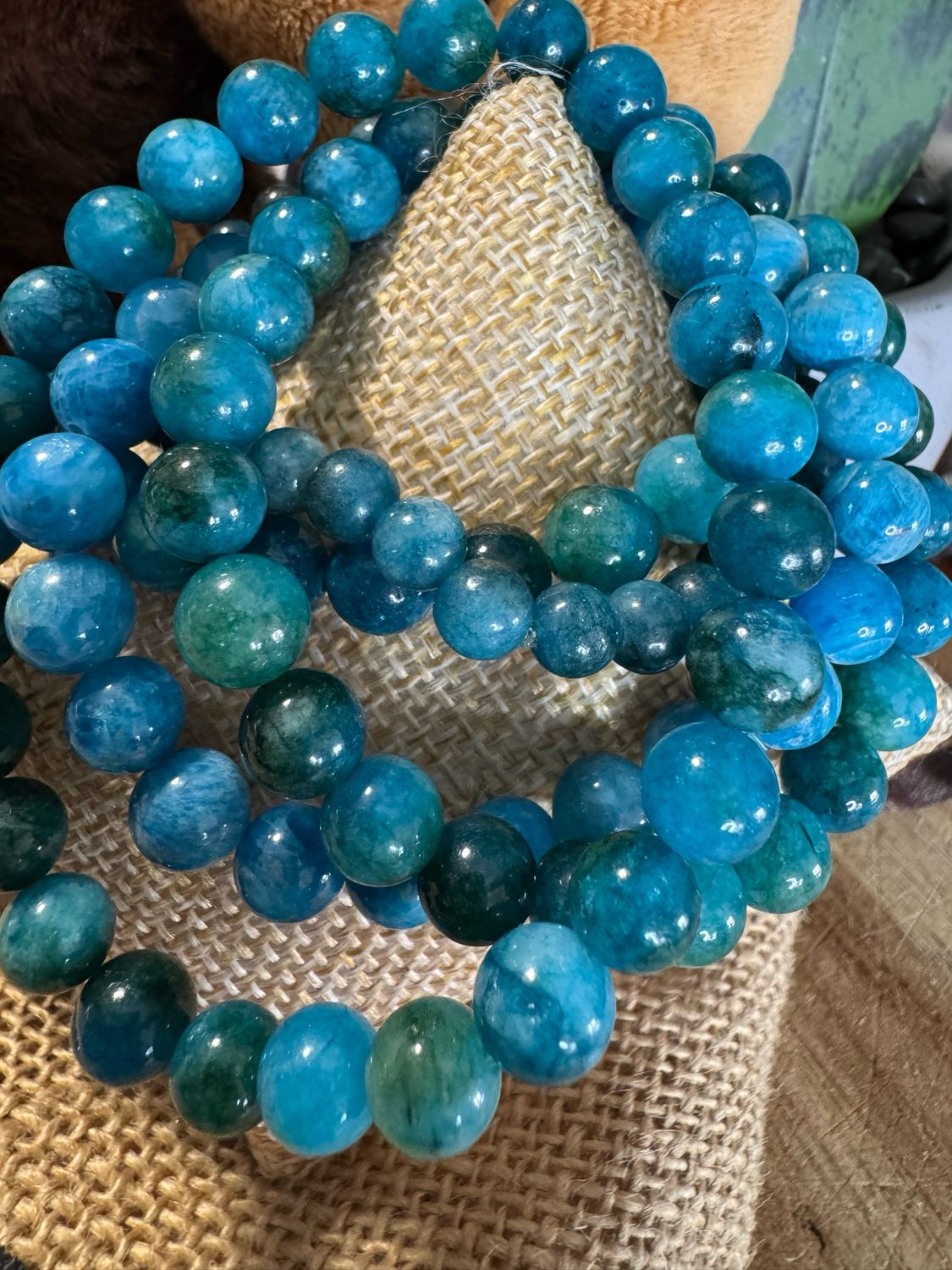 Blue Apatite Bracelet – Motivation, Manifestation &amp; Inner Vision