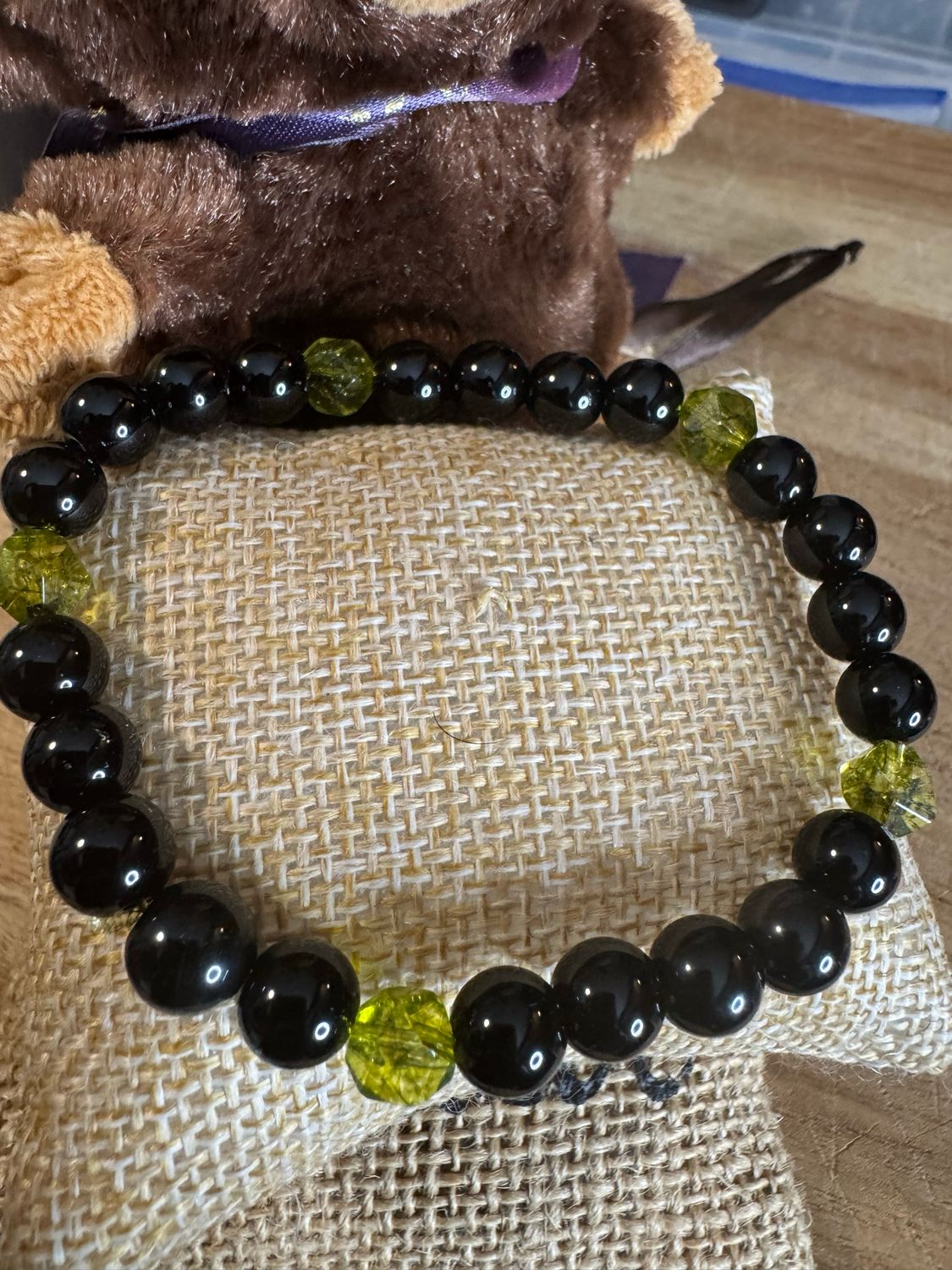 Black &amp; Green Energy Protection Bracelet – Strength, Focus &amp; Renewal