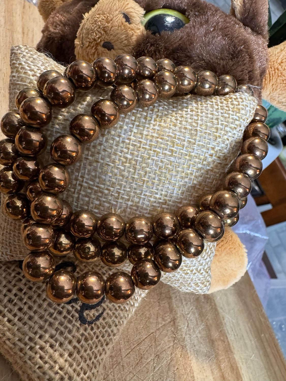Bold &amp; Grounded – Copper Hematite Bracelet