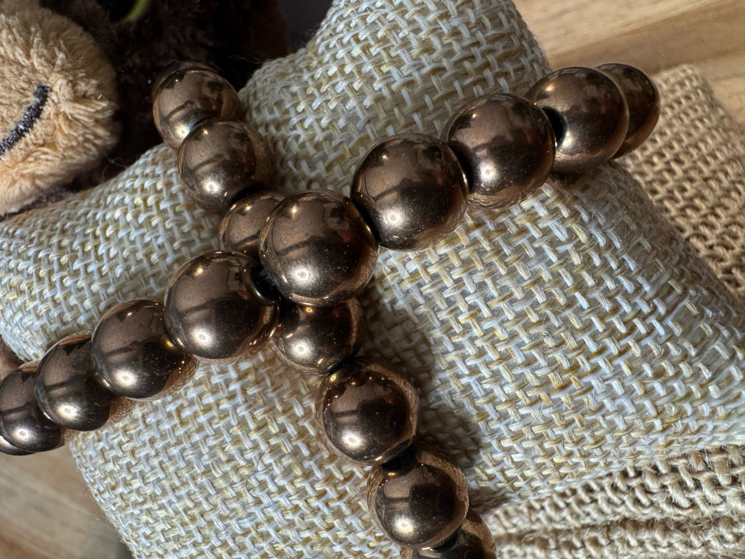 Bold &amp; Grounded – Copper Hematite Bracelet