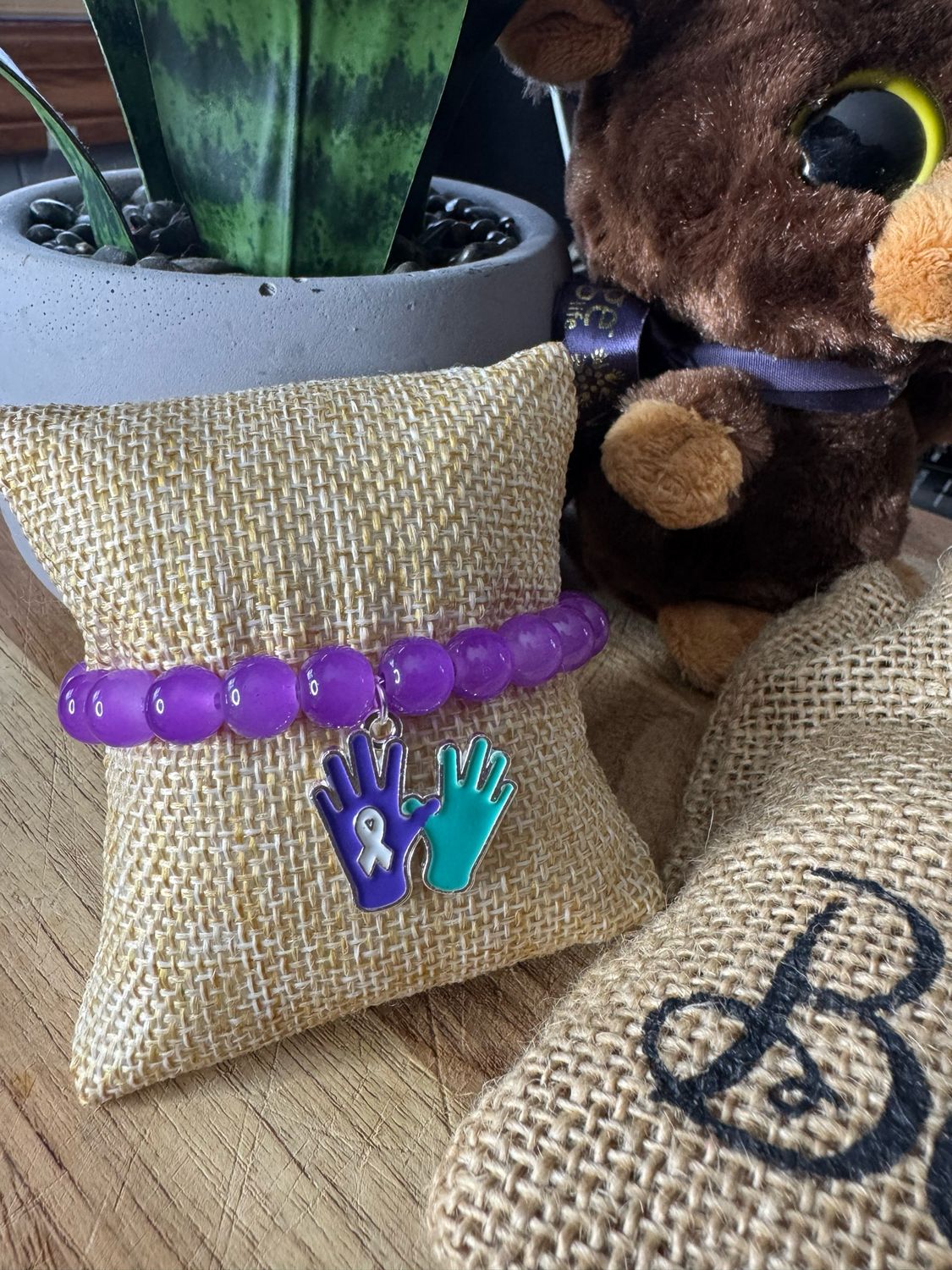 ✋ Handprint Awareness Bracelet