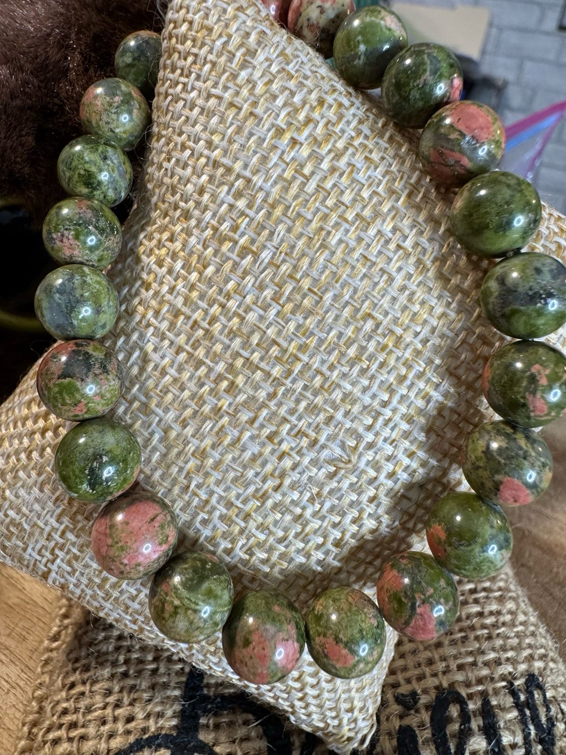 Unakite Jasper Healing Bracelet