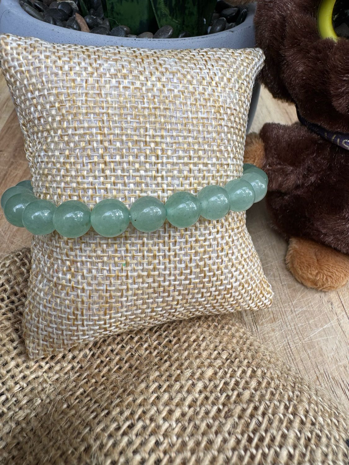 🌿 Green Aventurine Bracelet – The Stone of Opportunity