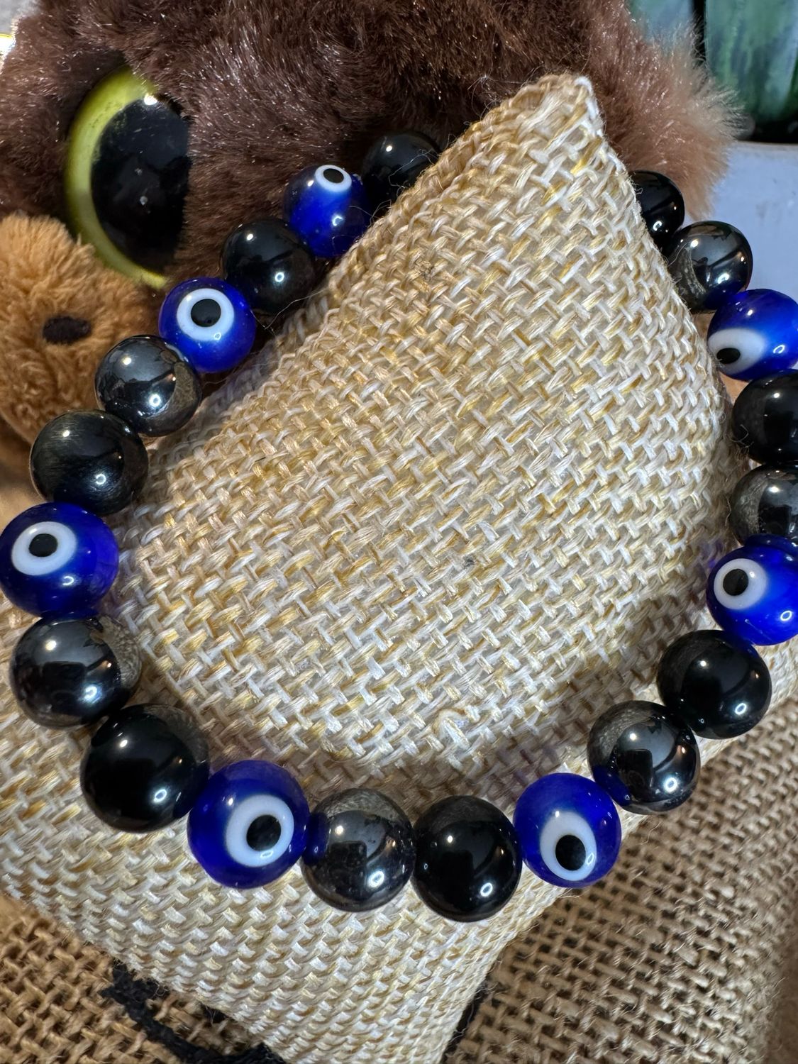 Triple Protection Evil Eye Bracelet – Block Negativity &amp; Toxic Energy