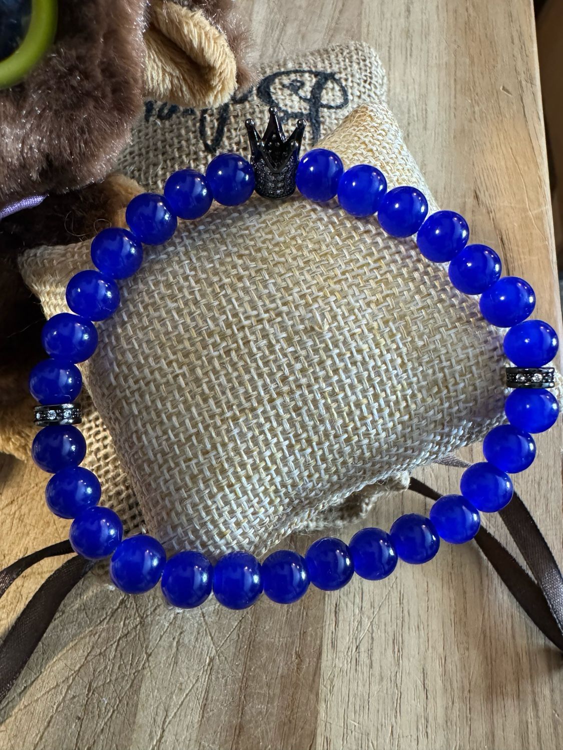 Royal Blue Crown Bracelet – Royalty Collection