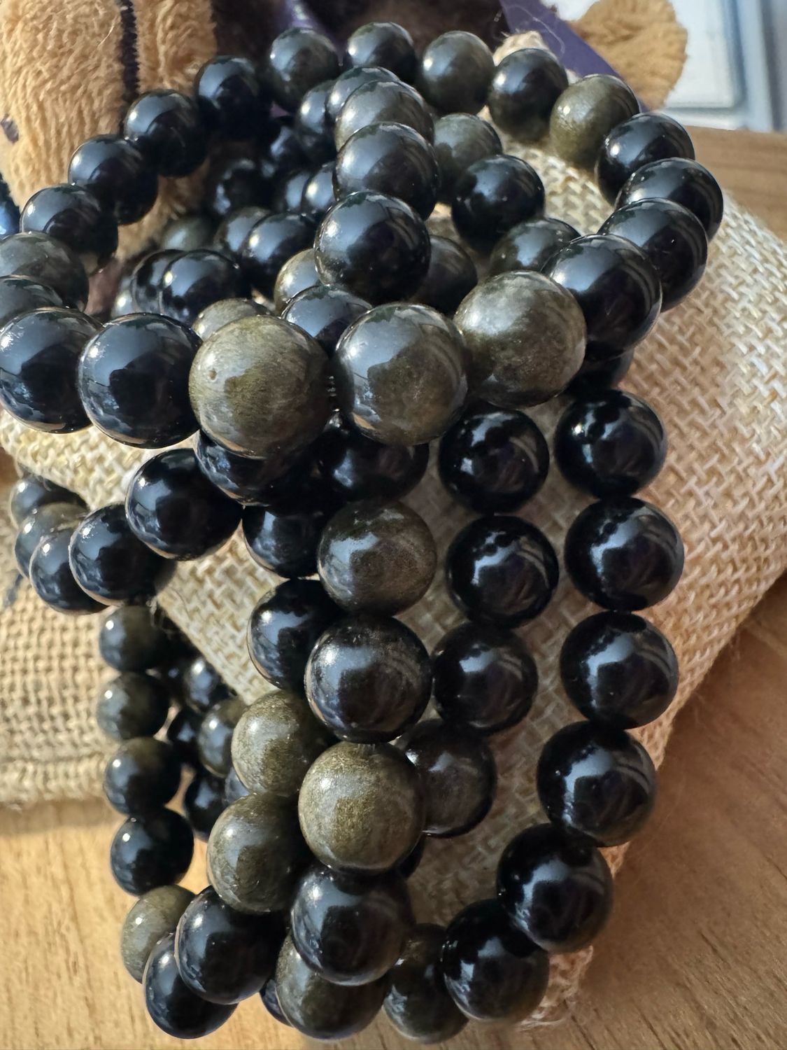 Golden Protection Obsidian