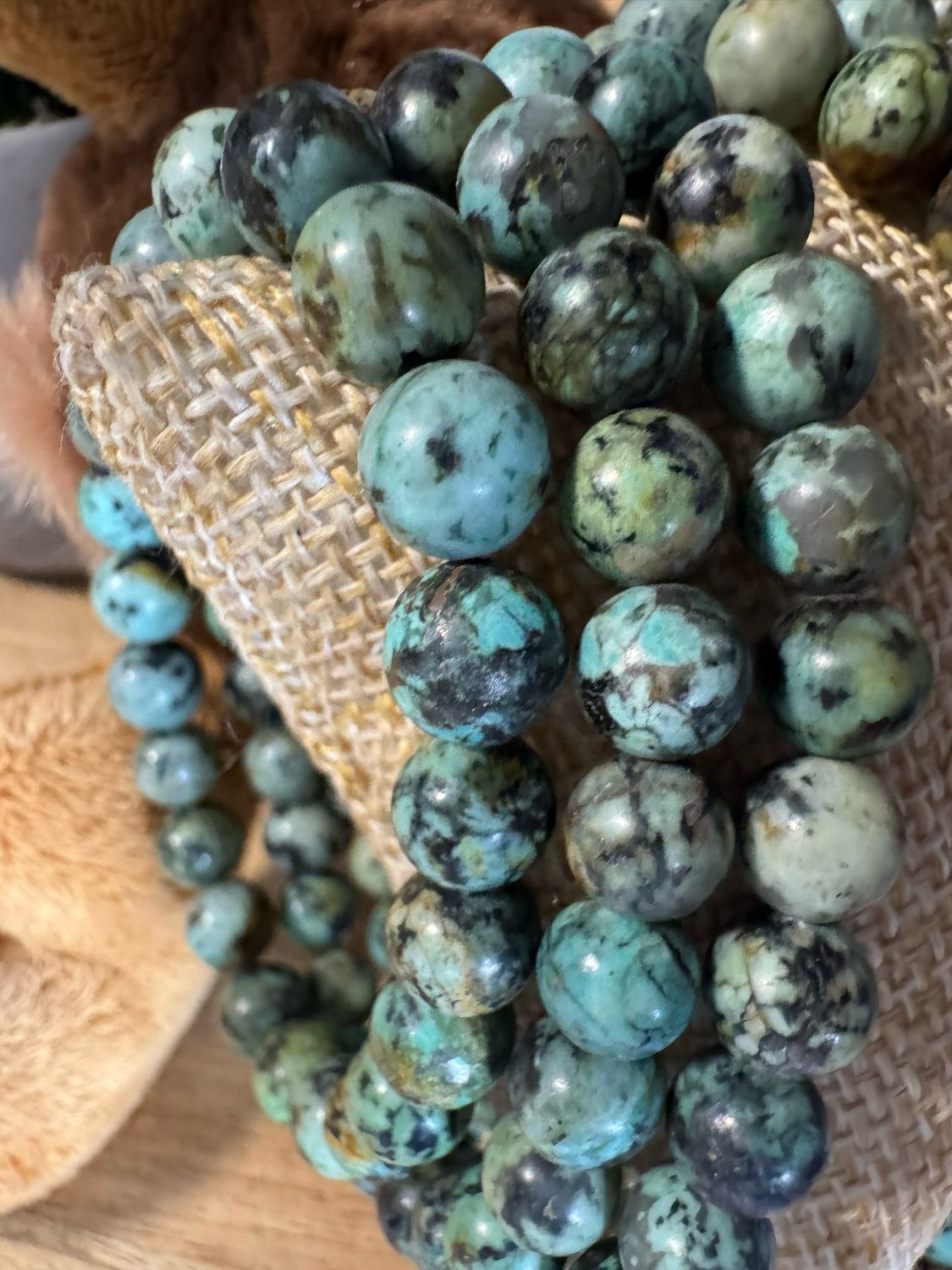 African Turquoise Energy Bracelet Beads