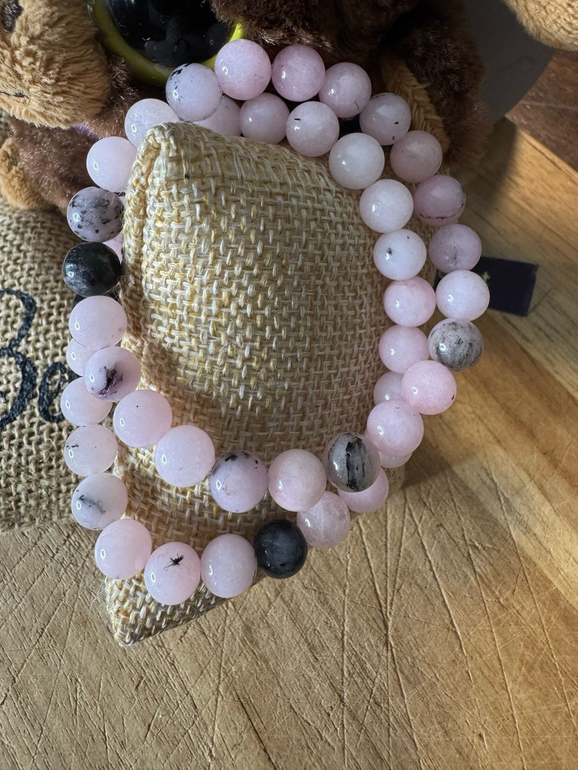 Pink Opal Jade Bracelet – Soft Love &amp; Healing Energy