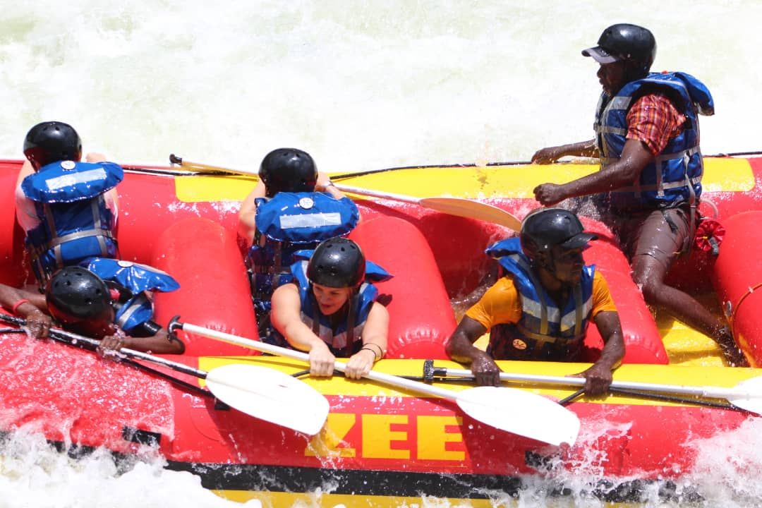 White water Rafting on the Zambezi River