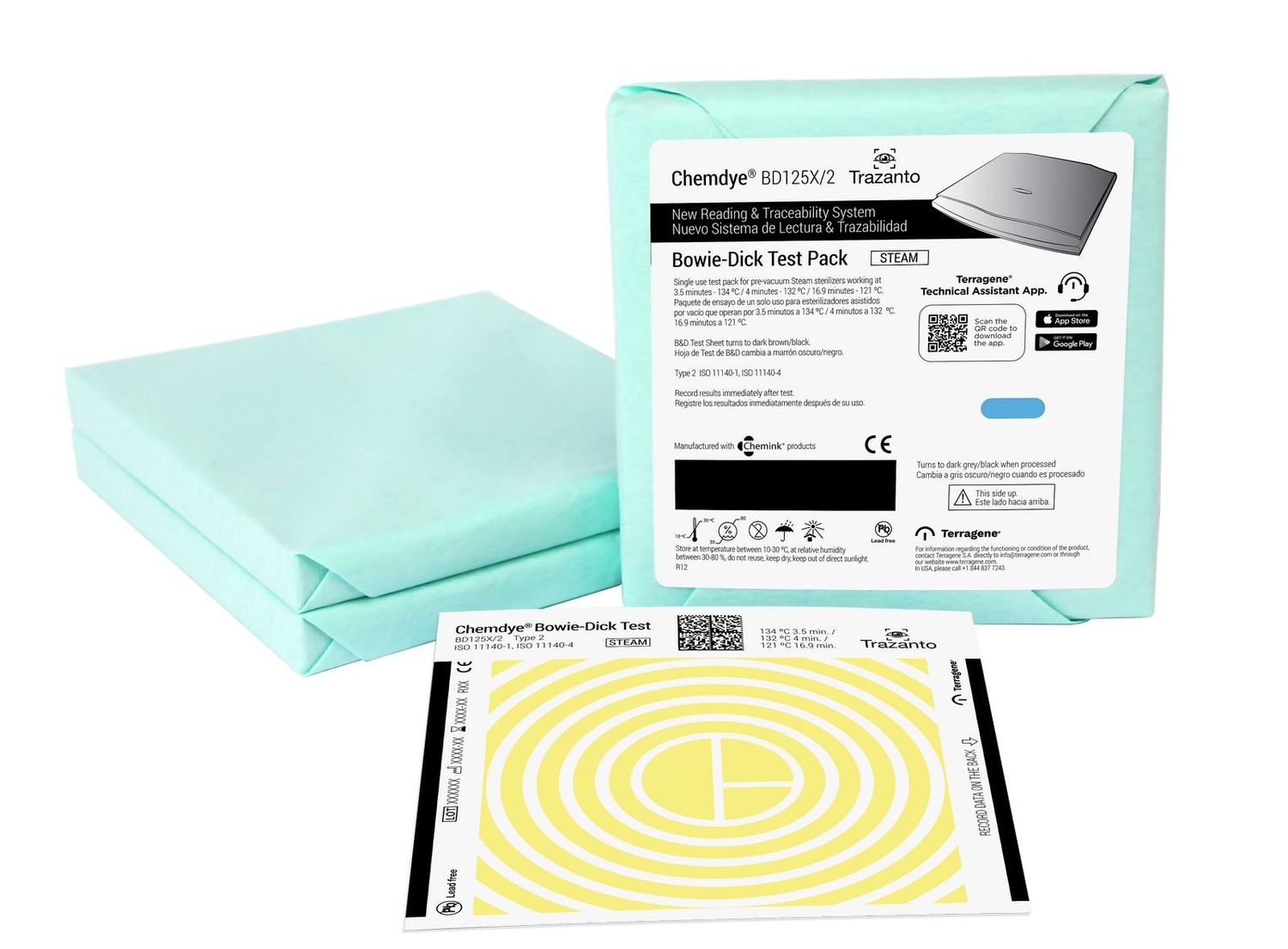 Bowie Dick Test Pack (BD125X/2) Bowie Dick Test Pack (BD125X/2)