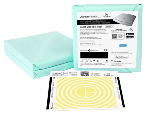 Bowie Dick Simulation Test Strips Kit (BD125/X/2)
