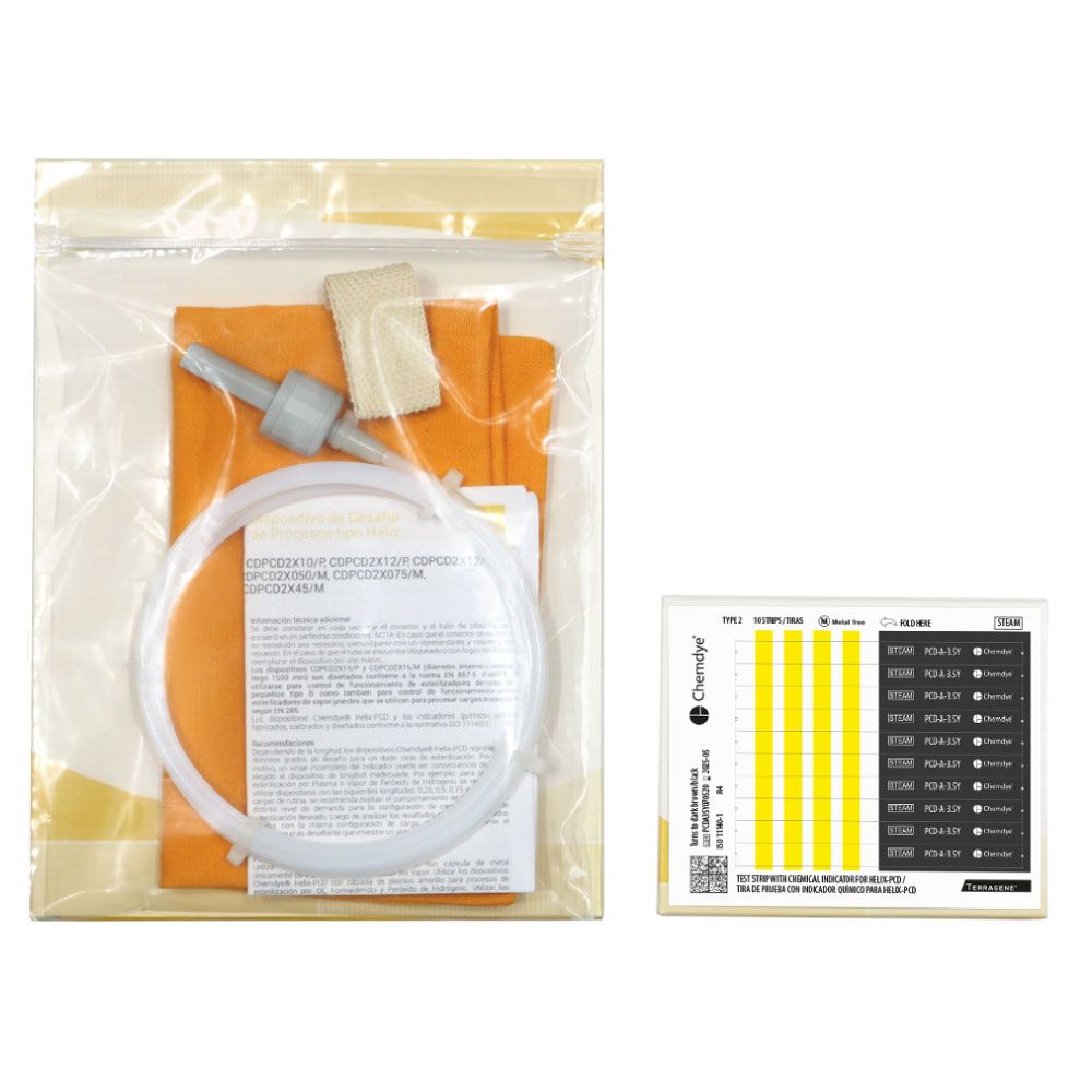 Helix- PCD + Chemical Indicator Test Strips Kit KH2X15-3.5Y Helix- PCD + Chemical Indicator Test Strips Kit KH2X15-3.5Y