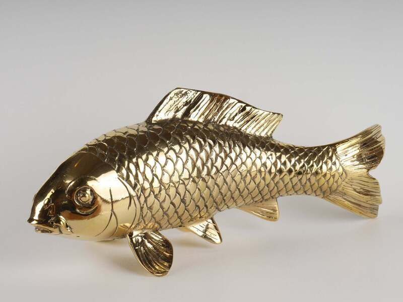 Brass Koi Fish - Koi Fish Statue - Brass Fish Decor - Koi fish Decor - Koi Statue - Koi - Brass Fish Statue -